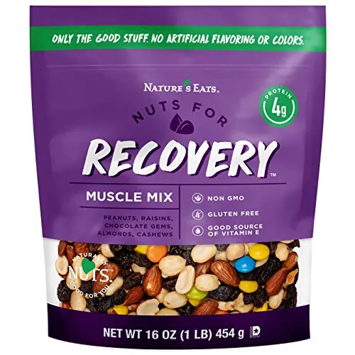 Nature's Eats Nuts for Recovery Muscle Trail Mix 16-Ounce