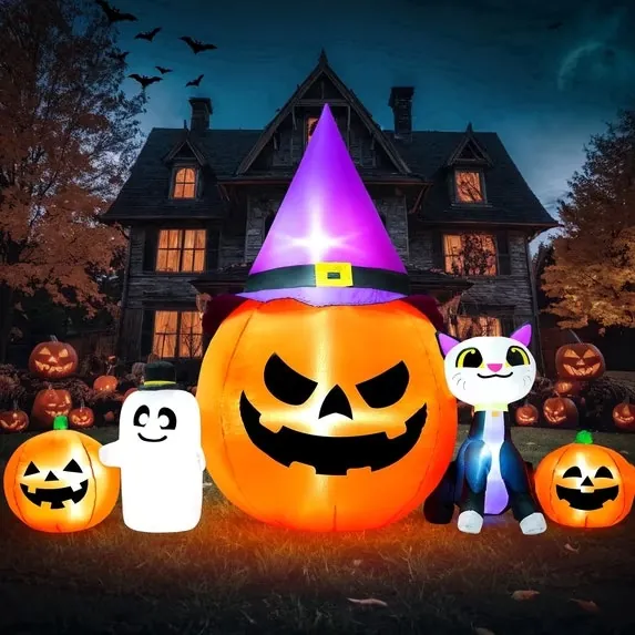 Yexmas 8-ft. Inflatable Halloween Decorations Pack
