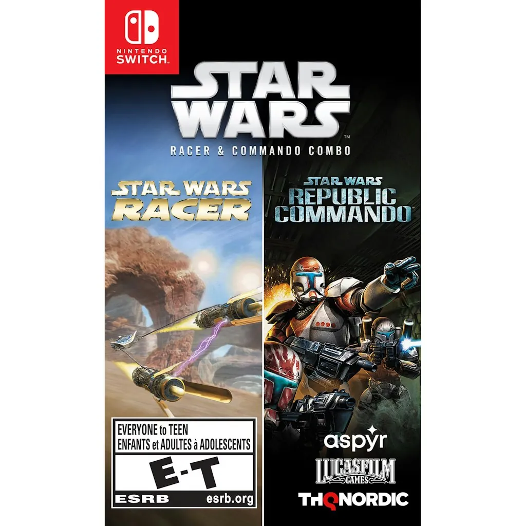 Star Wars Racer and Commando Combo for Nintendo Switch