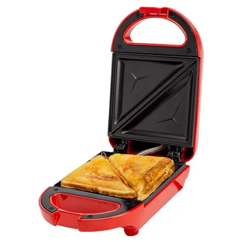 Tasty 600W Mini Sandwich Maker w/ Dual-Sided Nonstick Cooking Surface