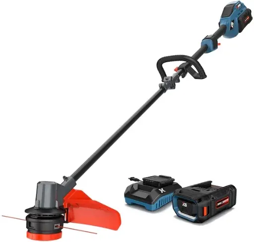 SENIX 60V Max Cordless Brushless 16" String Trimmer & Edger w/ 3Ah Battery & Charger