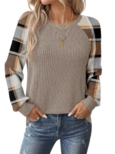 WIHOLL Long Sleeve Sweaters