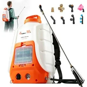 VEVOR 4-Gallon Battery Powered Backpack Sprayer
