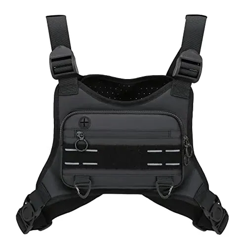 Muserise Men's Water-Resistant Sports Chest Bag