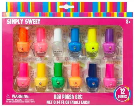 12-Pack Simple Sweet Nail Polish Set