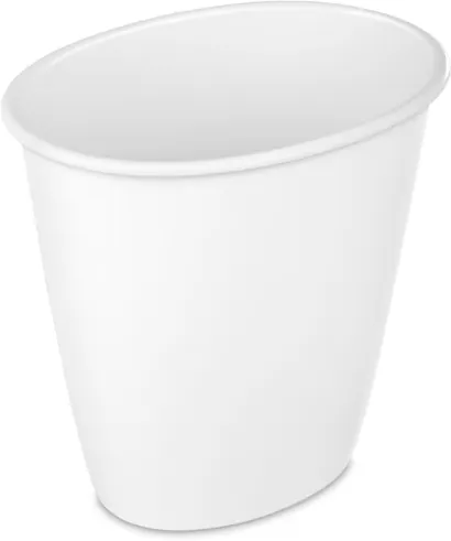 Sterilite 1.5 Gallon Oval Vanity Trash Can
