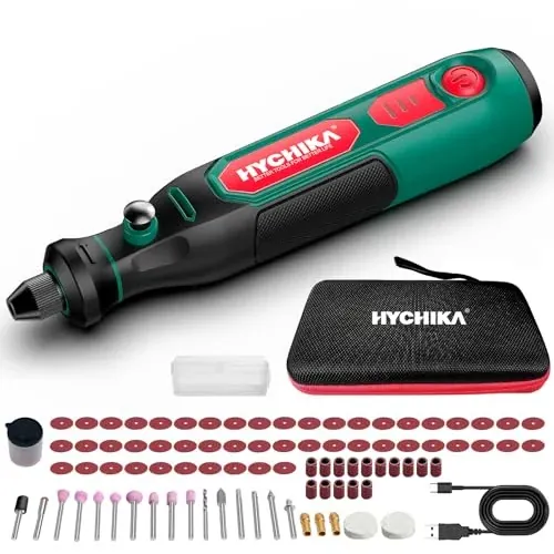 HYCHIKA Mini Cordless Rotary Tool Kit - 89PCS Accessories