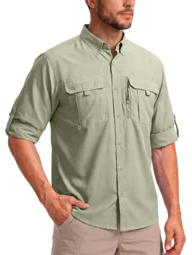 Betbo Men's Long Sleeve Fishing Shirt