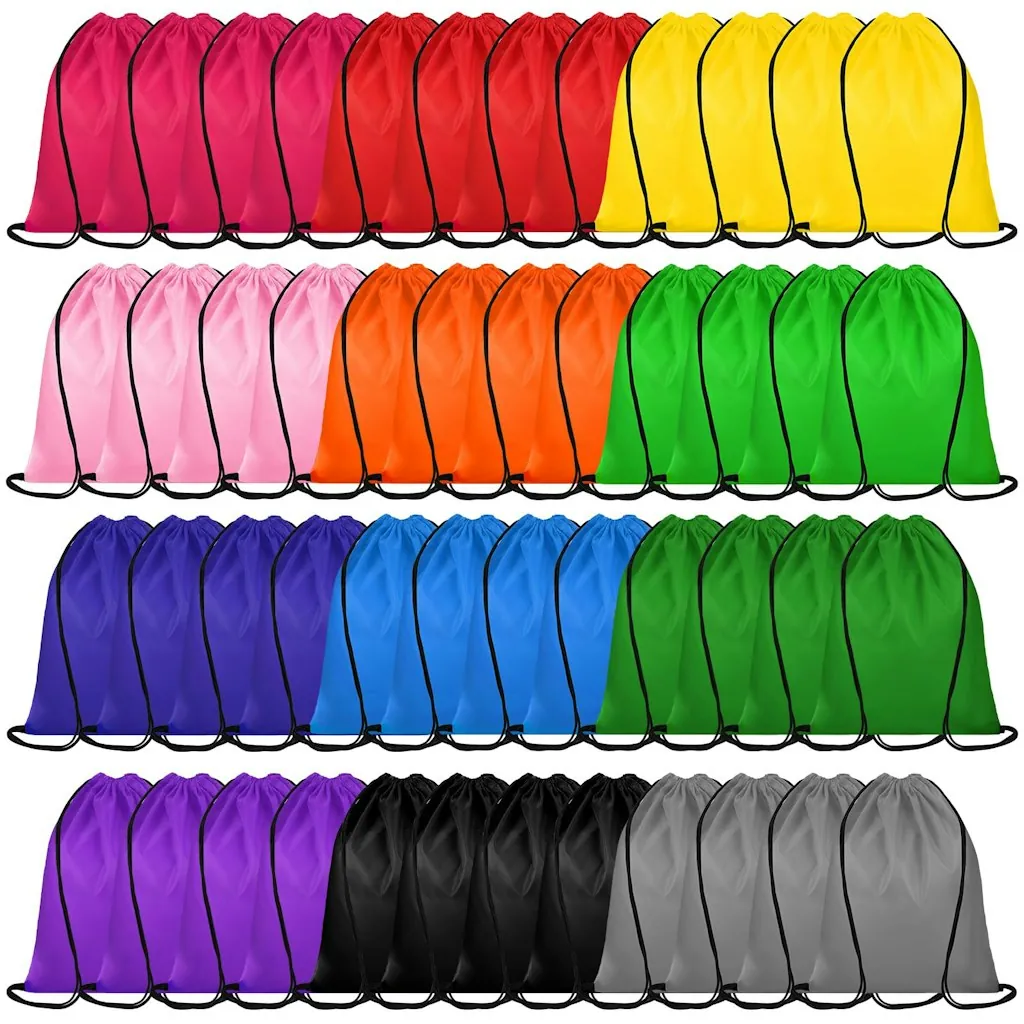 Drawstring Backpacks 48-Pack