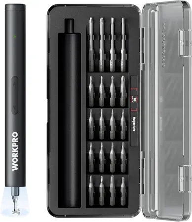 20-in-1 WORKPRO 3.6V Mini Electric Screwdriver w/ Magnetizer