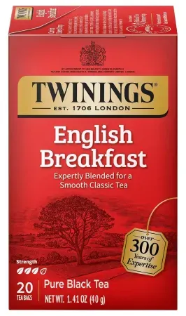 20-Count Twinings English Breakfast Black Tea