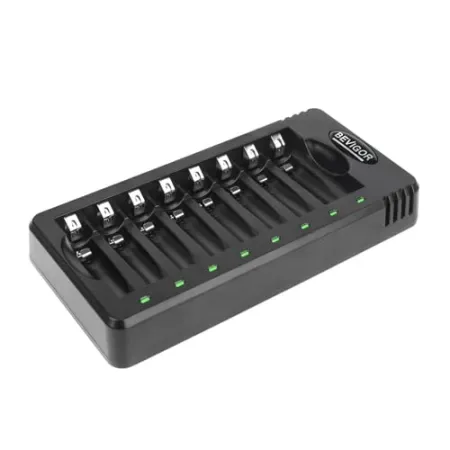 BEVIGOR 8-Bay AA / AAA Battery Charger