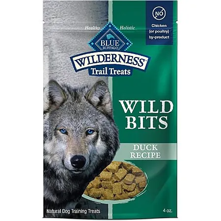 Select Amazon Accts: 4oz. Blue Buffalo Wilderness Wild Dog Treats (Duck/Chicken)