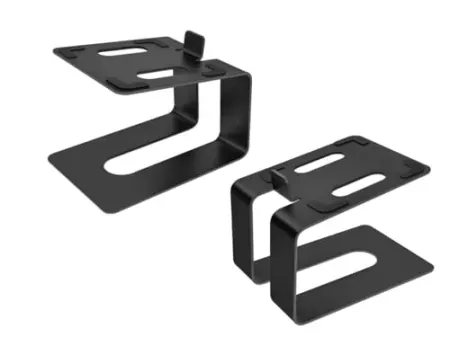 Monoprice Tilted Metal Desktop Bookshelf Speaker Stands