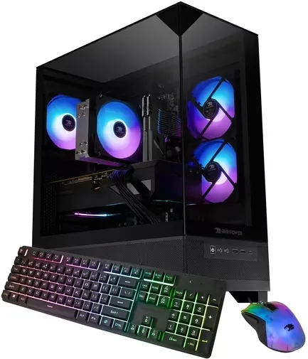 iBUYPOWER Element SE Gaming PC Desktop: Ryzen 7 8700F, Radeon RX 7700 XT 12GB, 32GB DDR5 5200MHz, 1TB SSD