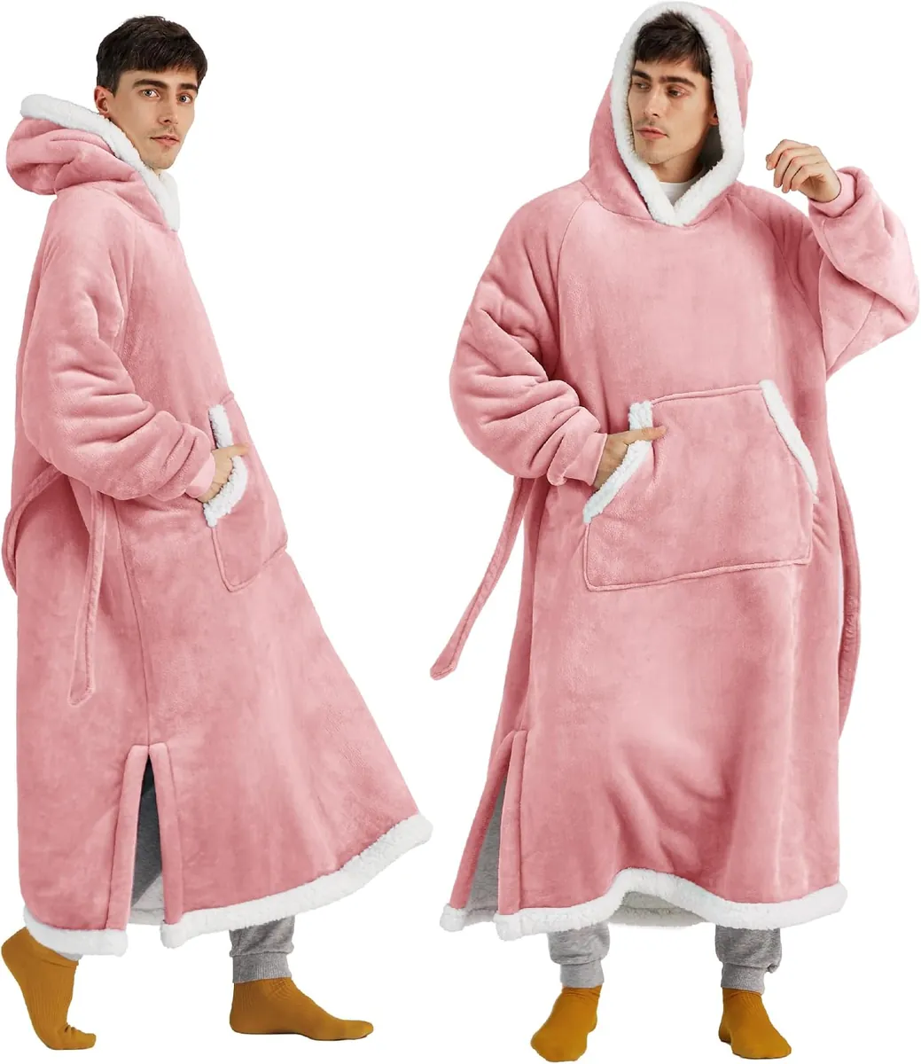 Bedsure Oversize Wearable Blanket Hoodie