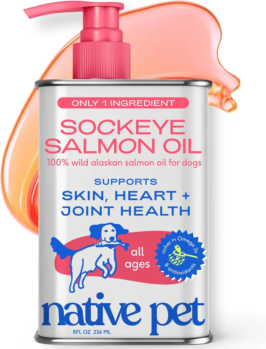 Native Pet Sockeye Salmon Oil 8oz