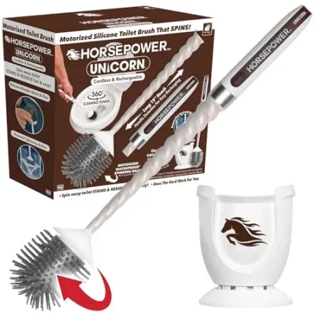 Horsepower Unicorn Motorized 360° Electric Toilet Brush