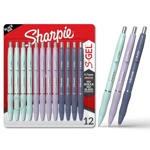 Sharpie S-Gel Gel Pens 12-Count 0.7mm