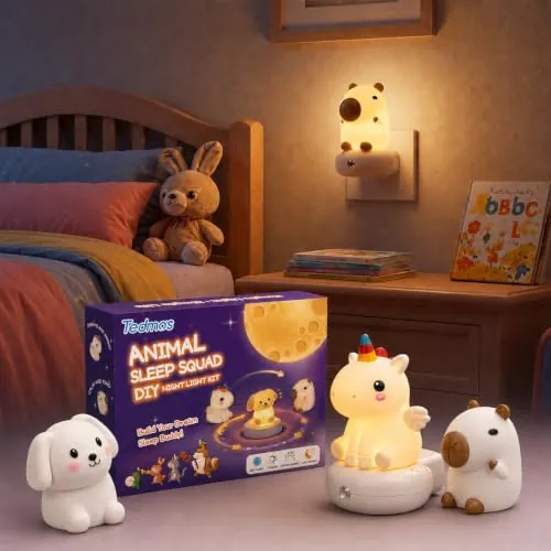 Plug In Night Light Silicone Animals
