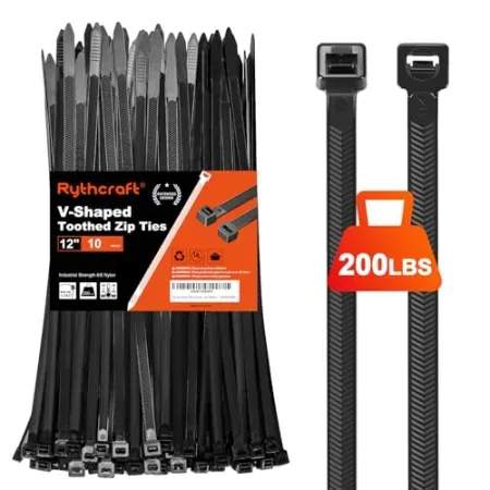 80-Pack Rythcraft 12" Heavy Duty Zip Ties