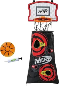 NERF 3-in-1 Laundry Layup Basketball Hoop Hamper