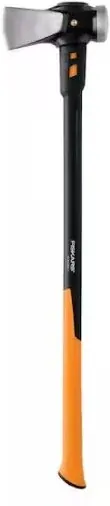 Fiskars IsoCore 8 lbs. Forged Steel Splitting Maul with 36 in. Fiberglass Core Handle