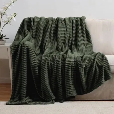 Nestl Cut Plush Cozy Throw Blanket