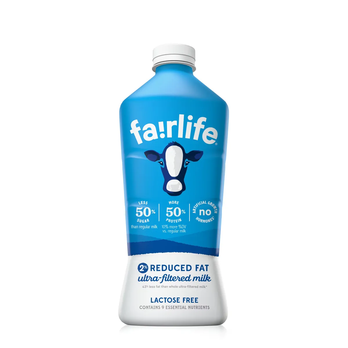fairlife Lactose Free 2% Reduced Fat Ultra Filtered Milk, 52 fl oz