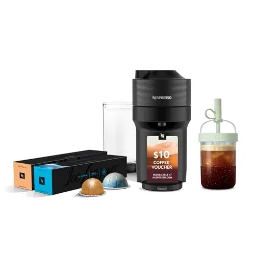 Nespresso Vertuo Pop+ Iced Coffee & Espresso Maker Bundle by De'Longhi