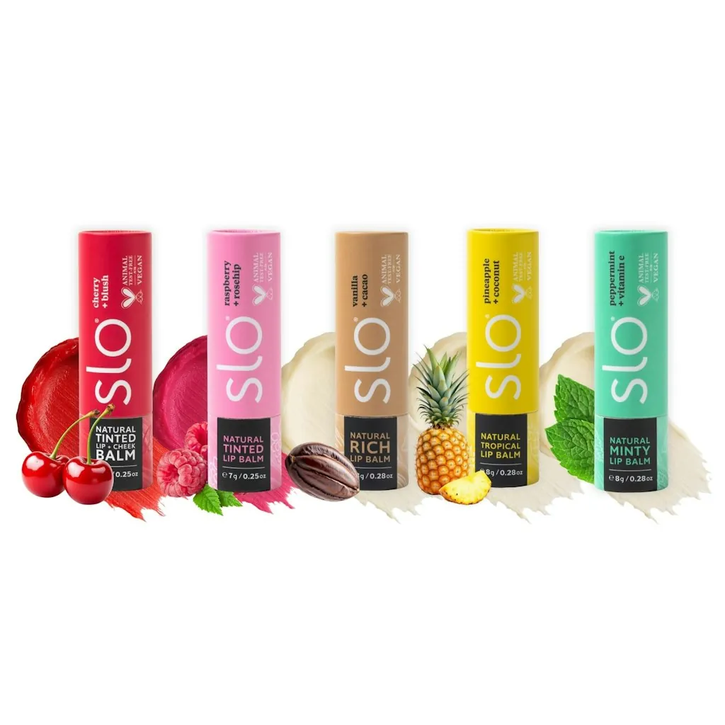 Slo Natural Lip Balm 5-Pack