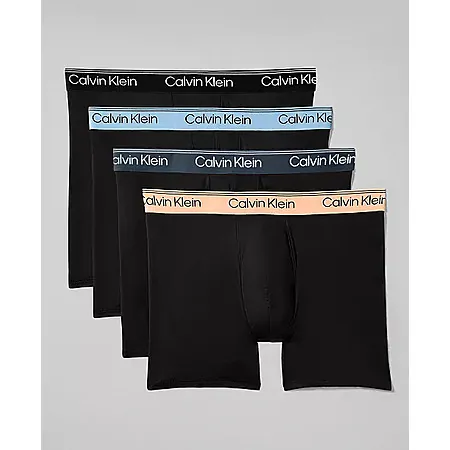 4-Pk Calvin Klein Men's Microfiber Stretch Boxer Briefs Underwear (Various)