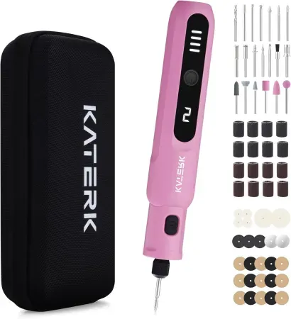 Katerk 3.7V Mini Cordless Rotary Tool Kit with 70 Accessories