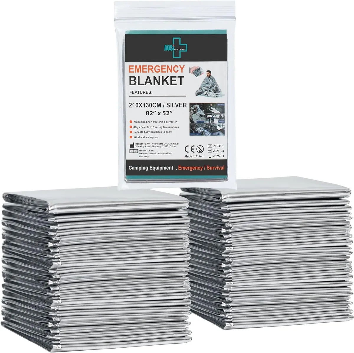 General Medi Emergency Blanket 12 Pack