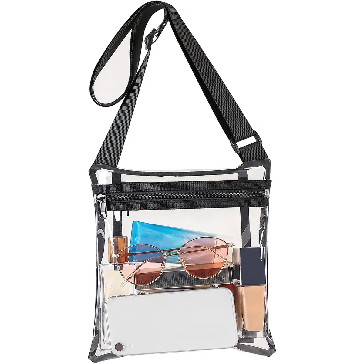 Vorspack Stadium Approved Clear Purse Crossbody Bag