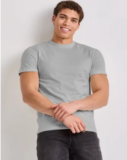 Hanes Originals Men's T-Shirt Short Sleeve Tri-Blend Crewneck Modern Fit