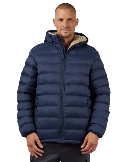 32 Degrees Men's Hooded Sherpa-Lined Jacket