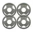 Signature Fitness 2.5-lbs. Cast Iron Weight Plates for Strength Training 4-Pack