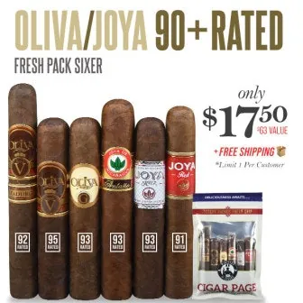 Oliva/Joya 90+Rated Fresh Pack Sixer