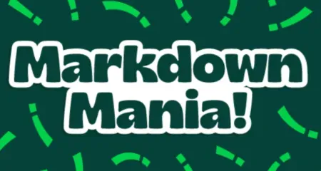 Markdown Mania Sale