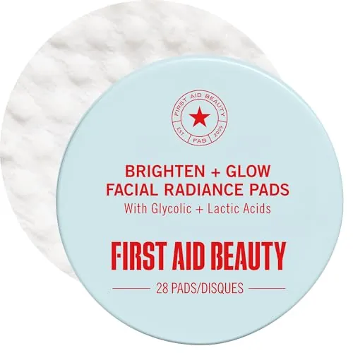 First Aid Beauty Brighten + Glow Facial Radiance Pads 28-Count