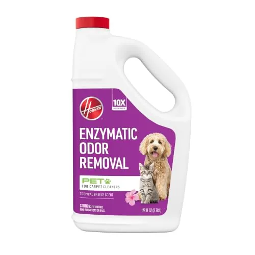 128 Oz. Hoover Pet Carpet Cleaner Solution, Tropical Breeze Scent
