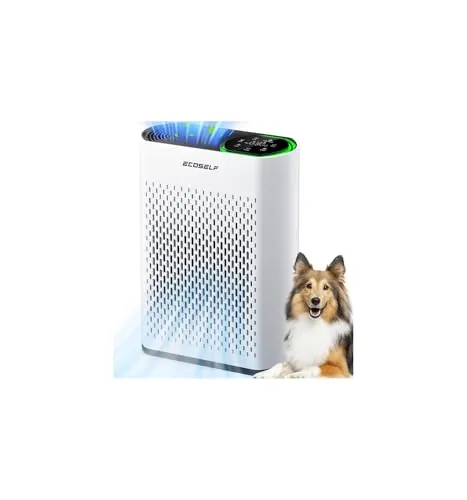 Air Purifier for Large Room, Cleans 2,400 ft² in 30 Mins, 3-Stage True HEPA