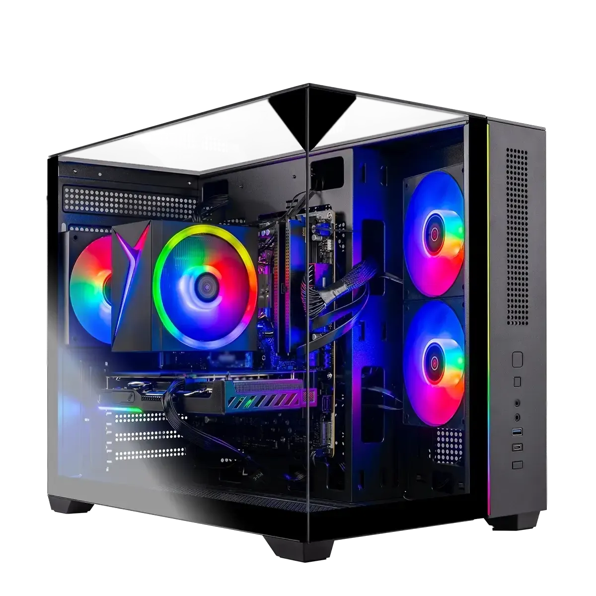 Skytech Crystal Gaming Desktop: Intel Ultra 5 225F, Intel Arc B580 (12GB), 32GB DDR5, 1TB SSD