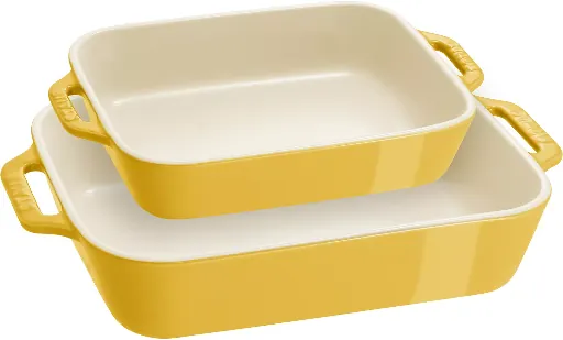 Staub Ceramic Rectangular Baking Dish 2-Piece Set
