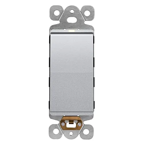 Lider 15A 3-Way Frameless Paddle Light Switch