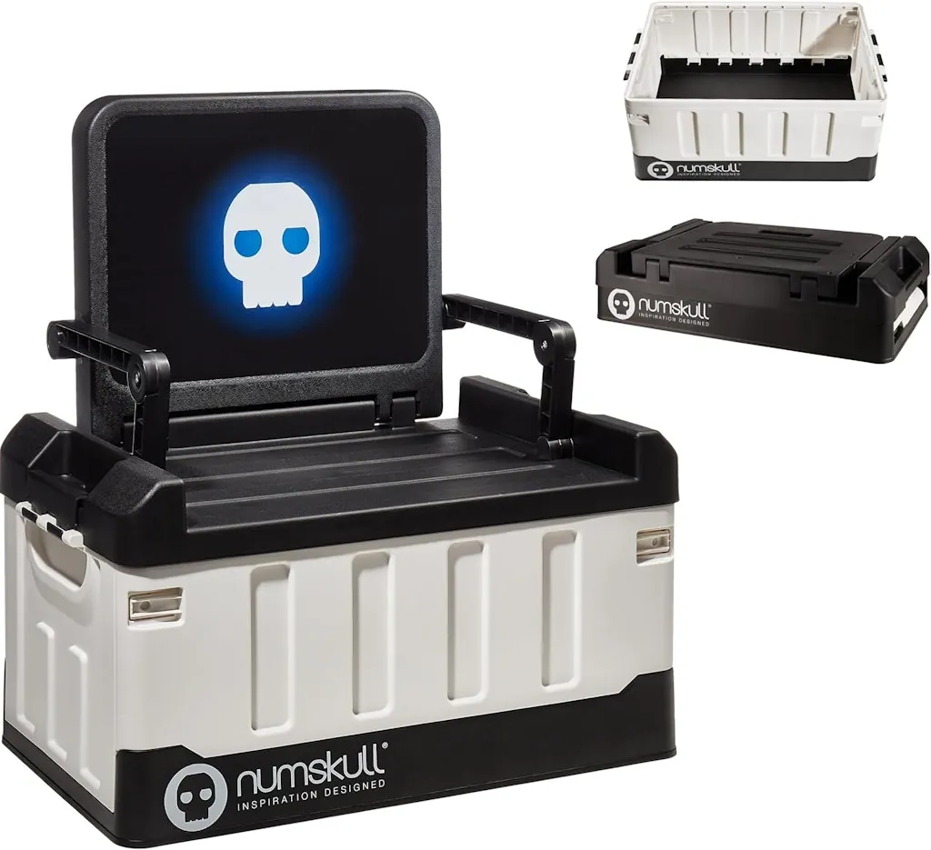 Numskull PS5-Inspired 2-in-1 Toy Storage Box & Folding Chair