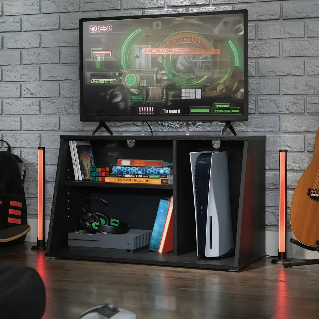 Mainstays Gamer TV Stand Console for TVs up to 32"