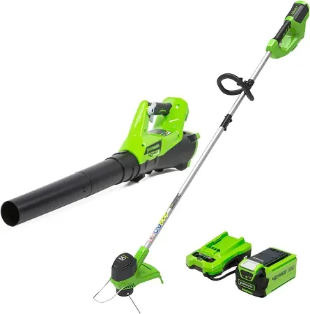 Greenworks 40V 12" String Trimmer & 390 CFM Blower Combo