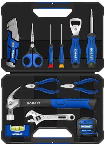 Kobalt 20-Piece Household Tool Set with Folding Case